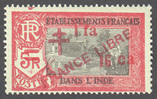 French India Scott 209 Mint - Click Image to Close